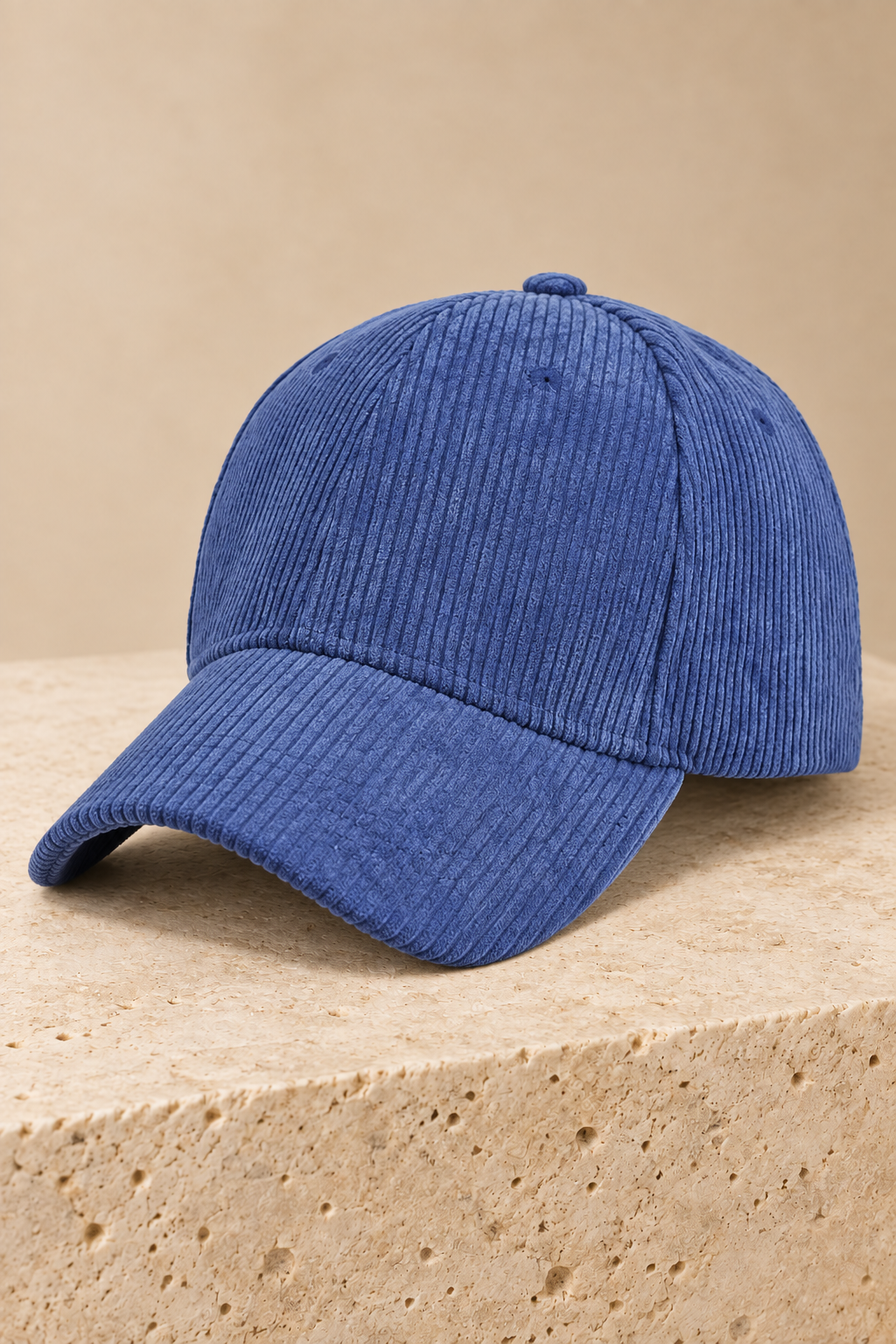 Men’s Cotton Corduroy Baseball Cap with Curved Brim