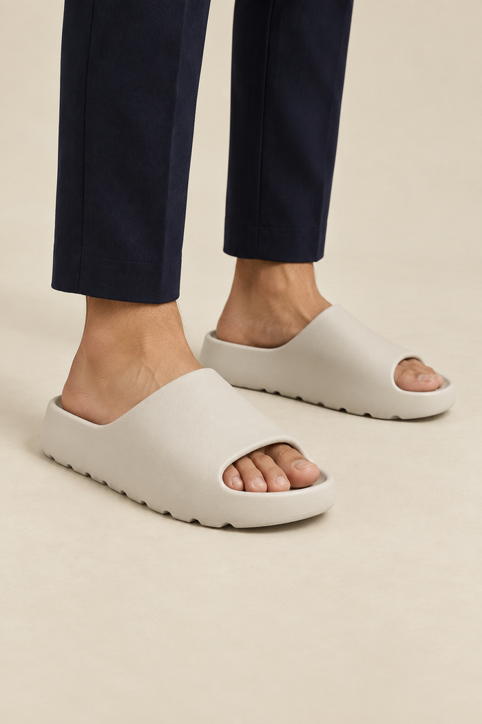 Men’s Slide Sandals with Thick Sole