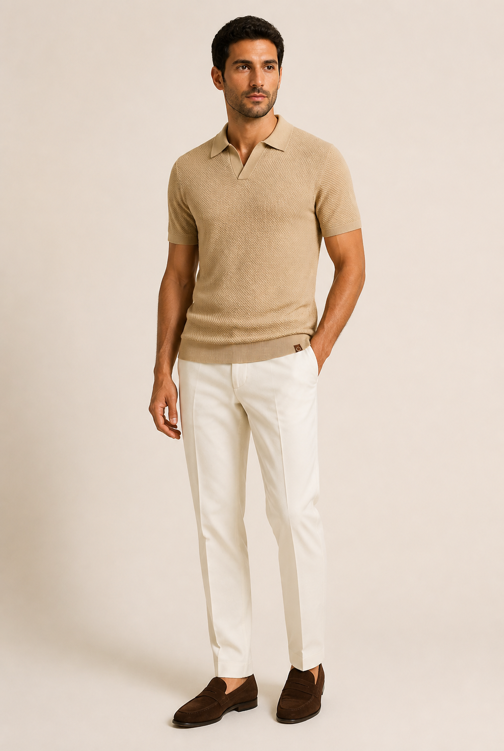 Men's Short Sleeve Polo Shirt in Regular Fit
