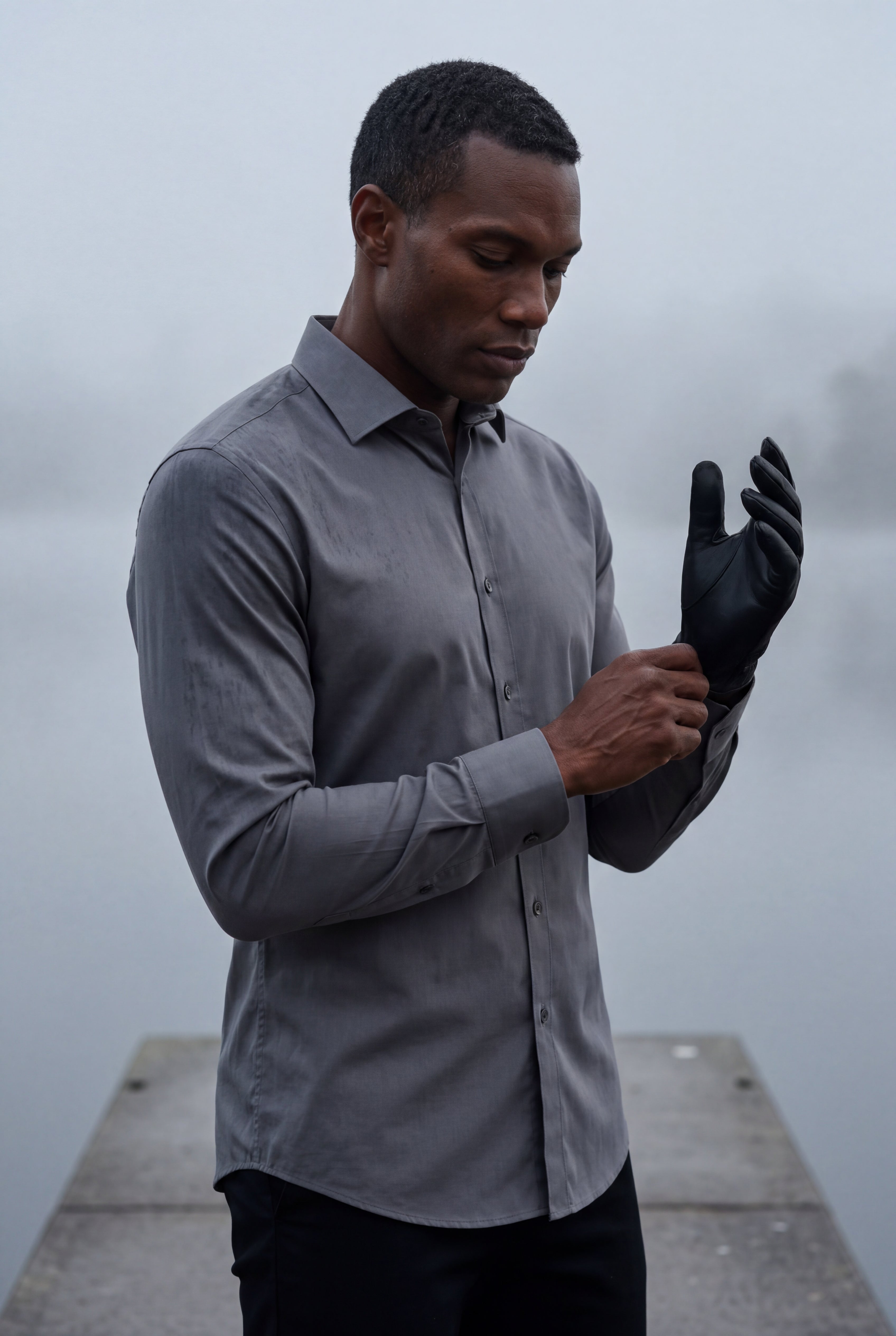 Fitted shirt for work and everyday wear – Men’s shirt with a classic collar
