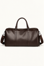 Men's Gym Duffle Bag with Shoe Compartment - Brown