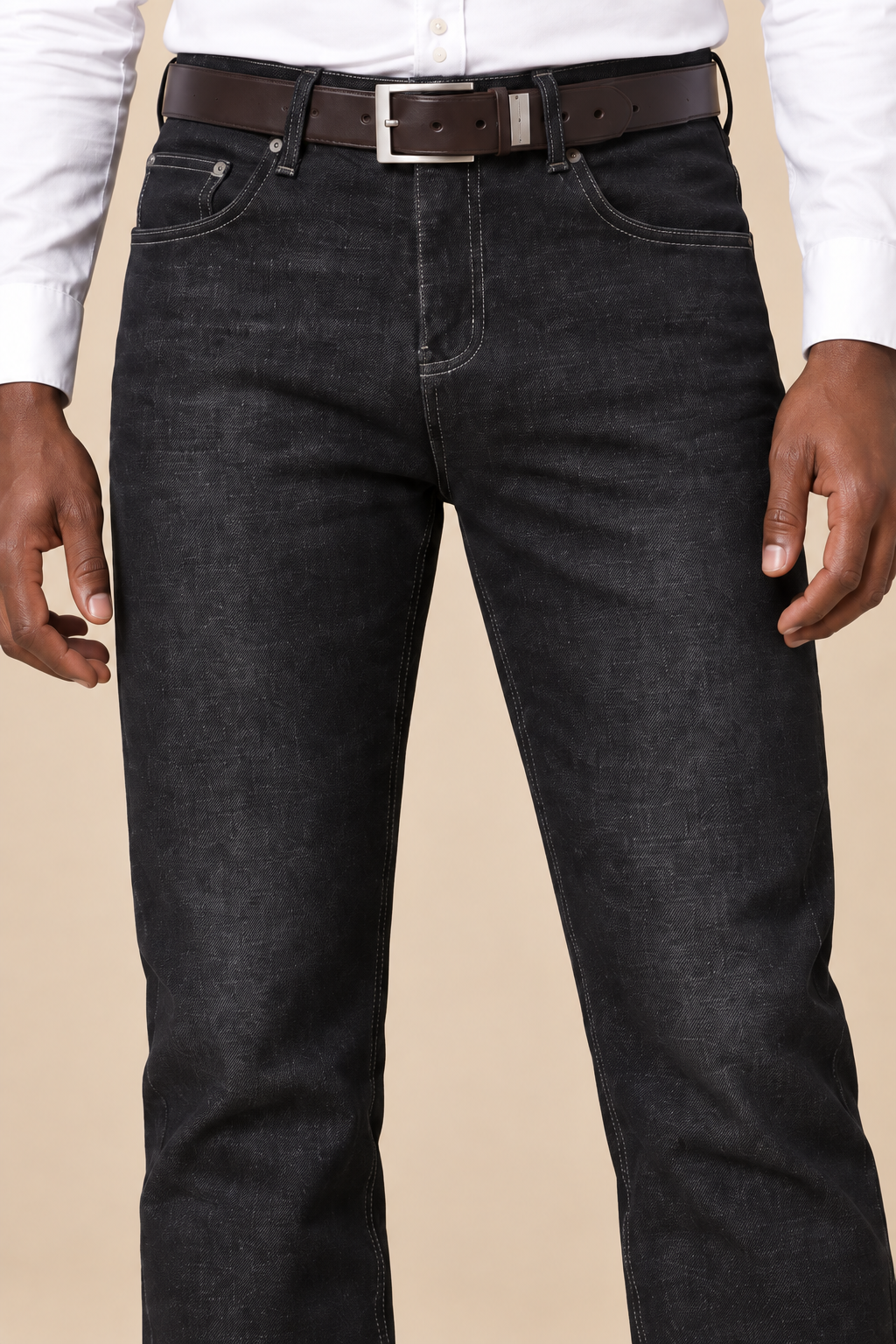 Men’s Mid-Rise Straight-Leg Jeans