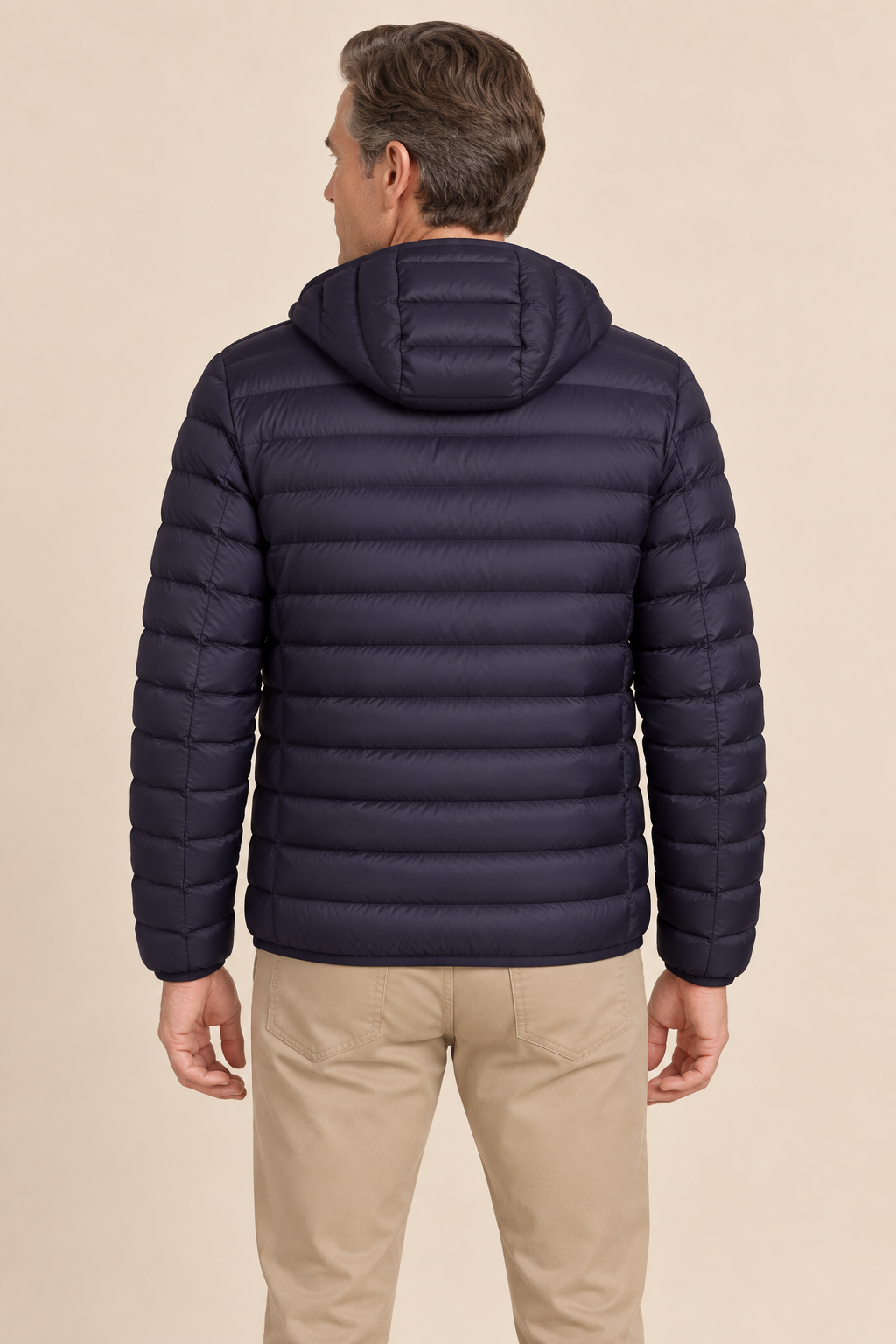 Men’s Lightweight Hooded Down Puffer Jacket