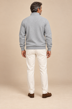 Men’s Half-Zip Sweatshirt with Stand Collar