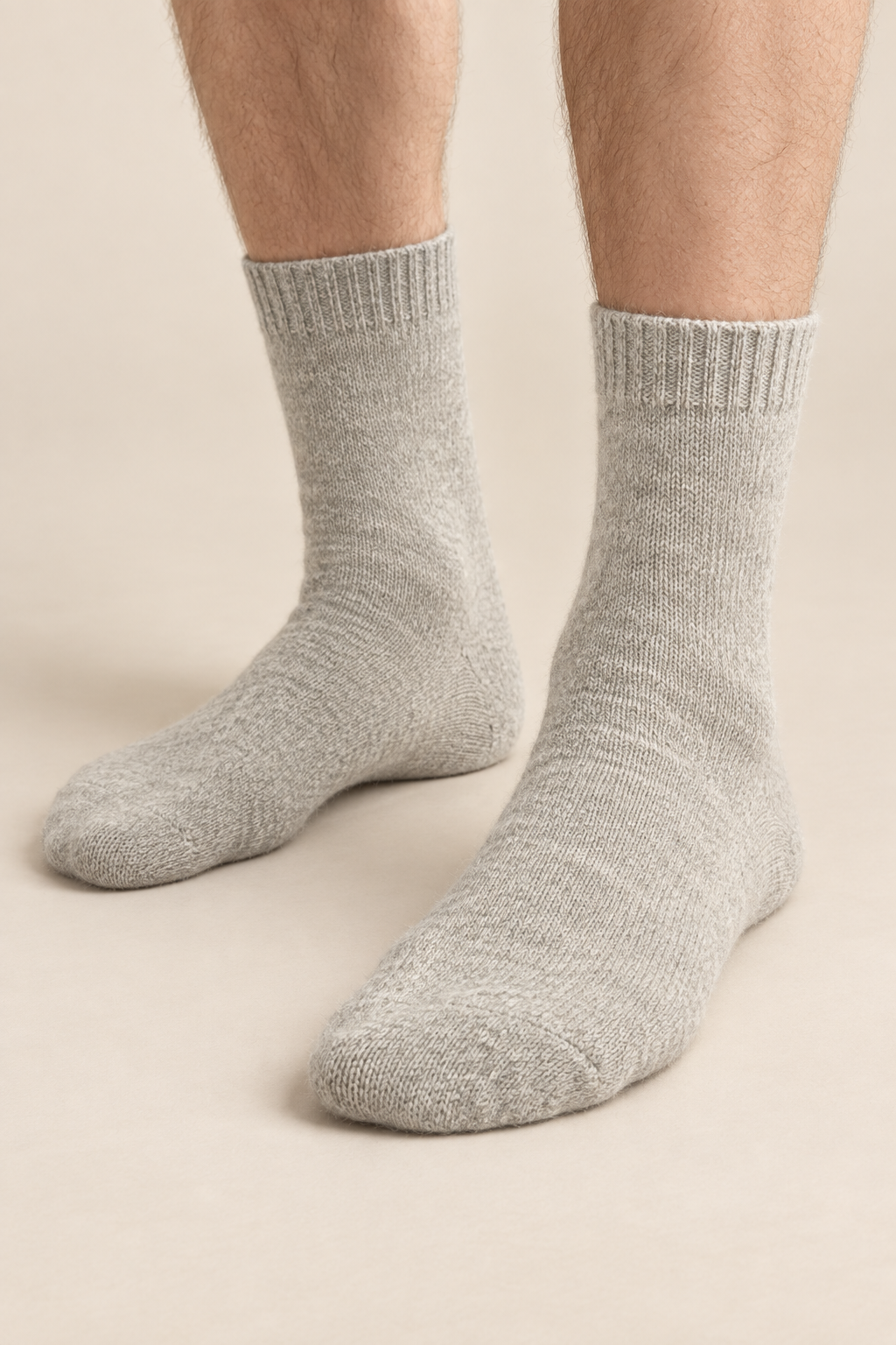 Merino Wool-Blend Knitted Socks