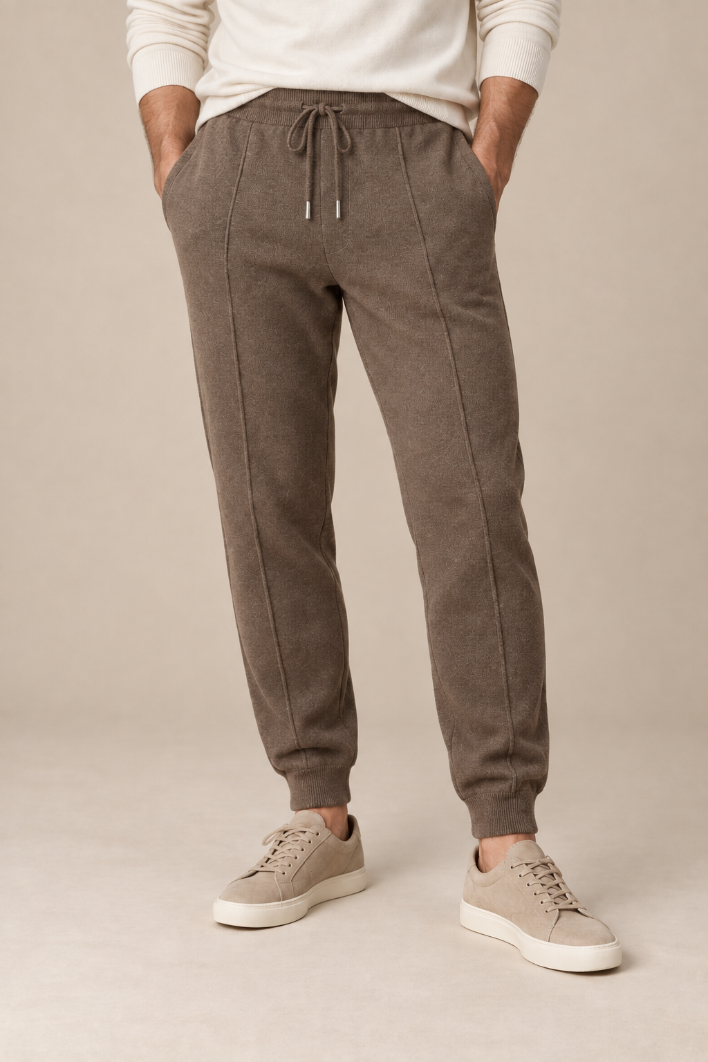 Men’s 100% Merino Wool Knitted Leisure Trousers