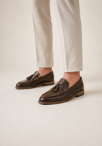 Men's Tassel Loafers with Almond Toe