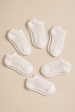 Men's Trainer Socks with Mesh Knit - 6 Pairs