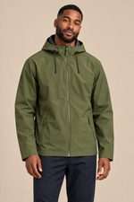 Men’s Hooded Softshell Jacket with Zip Pockets