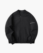 Men’s Zip-Up Bomber Jacket with Zipped Sleeve Pocket