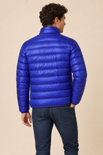 Men’s Lightweight Down Puffer Jacket with Stand Collar