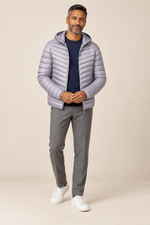 Men’s Lightweight Hooded Down Puffer Jacket