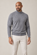 Men’s 100% Cashmere Turtleneck Jumper
