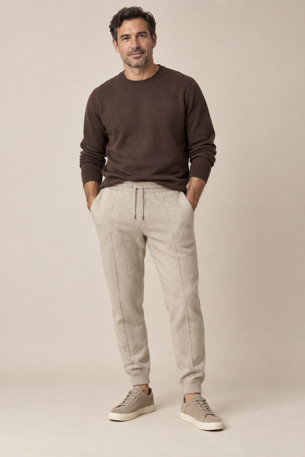 Men’s 100% Merino Wool Knitted Leisure Trousers