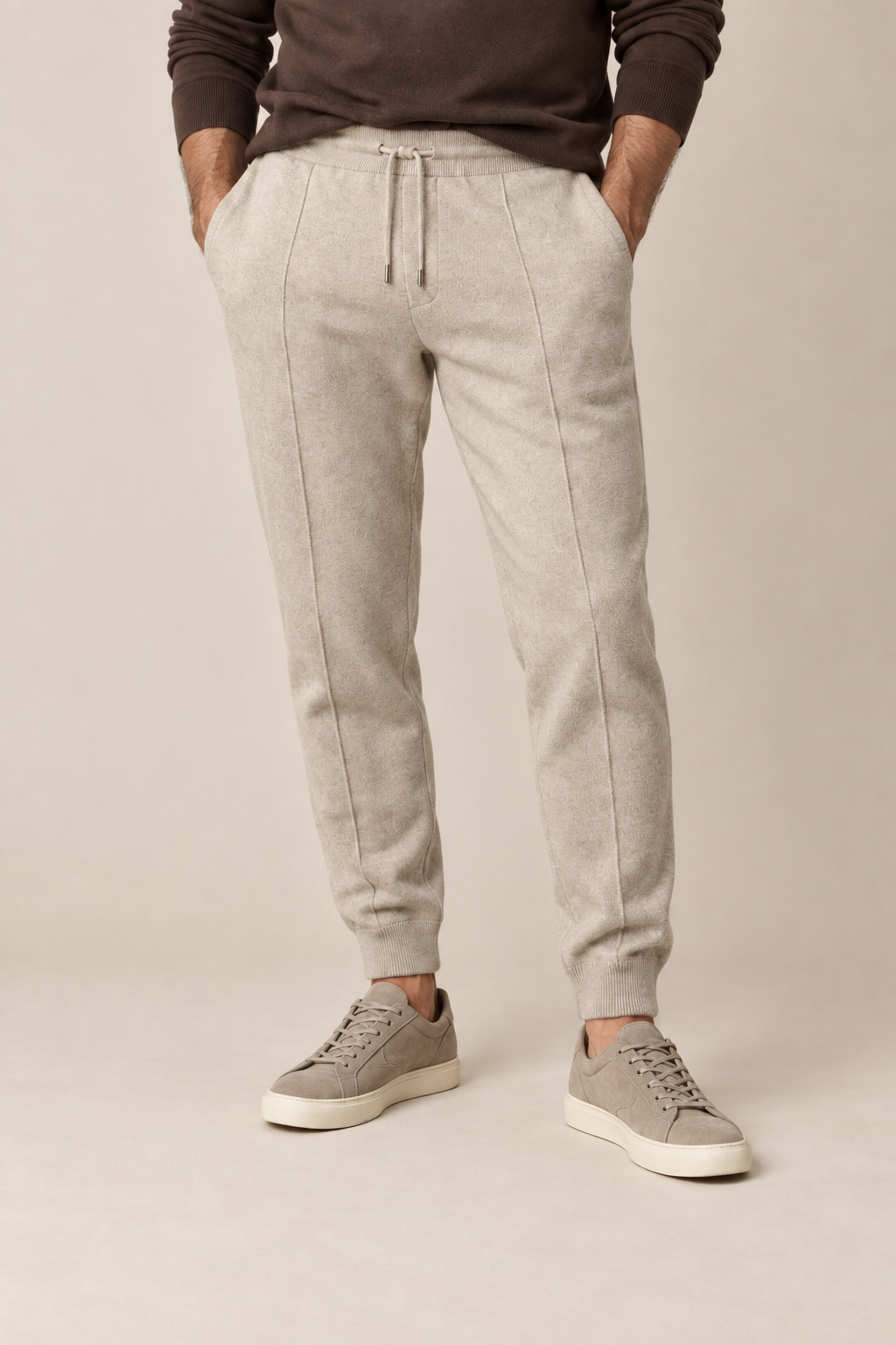Men’s 100% Merino Wool Knitted Leisure Trousers