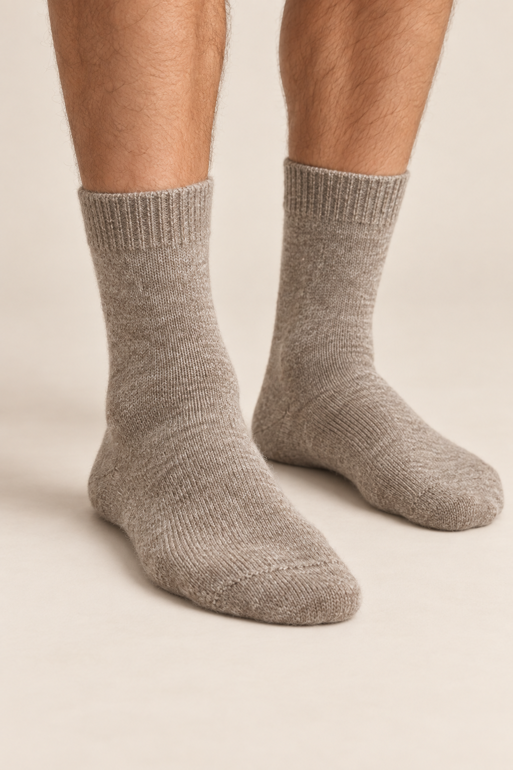 Merino Wool-Blend Knitted Socks