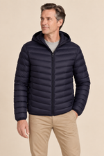 Men’s Lightweight Hooded Down Puffer Jacket