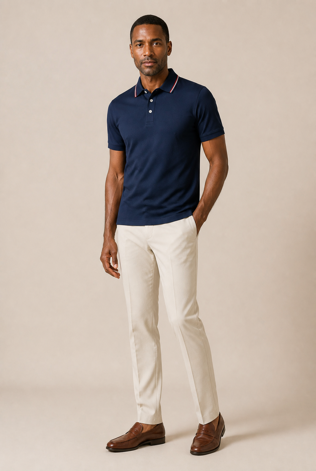 Men's Short Sleeve Polo Shirt in Regular Fit