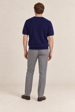 Men’s 100% Pure Wool Short-Sleeve Crew-Neck Jumper