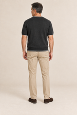 Men’s 100% Pure Wool Short-Sleeve Crew-Neck Jumper