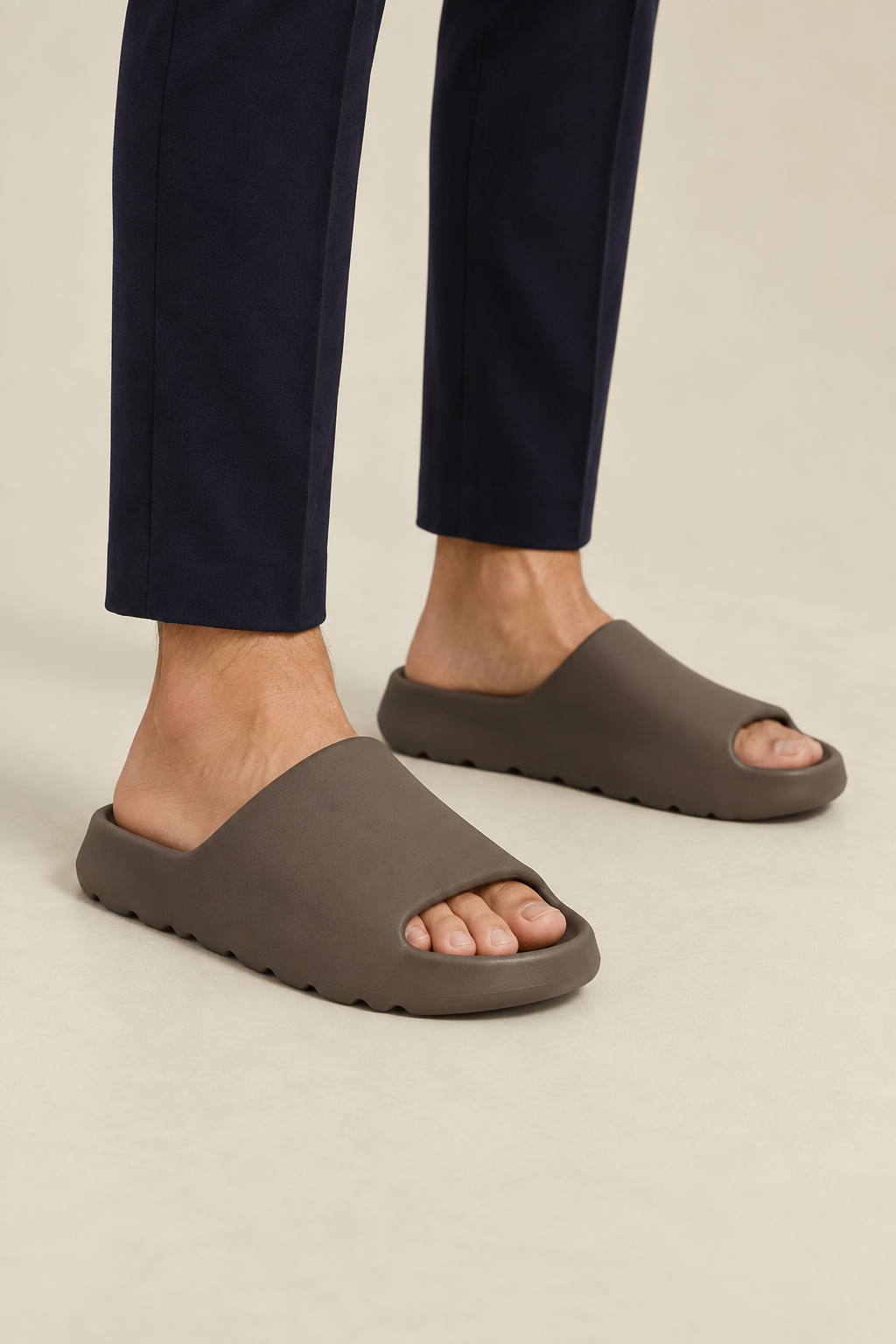 Men’s Slide Sandals with Thick Sole