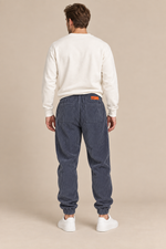 Men’s Warm Corduroy Joggers with Drawstring Waist