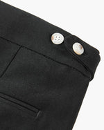 Men's Pleated Bermuda Shorts with Side Adjusters