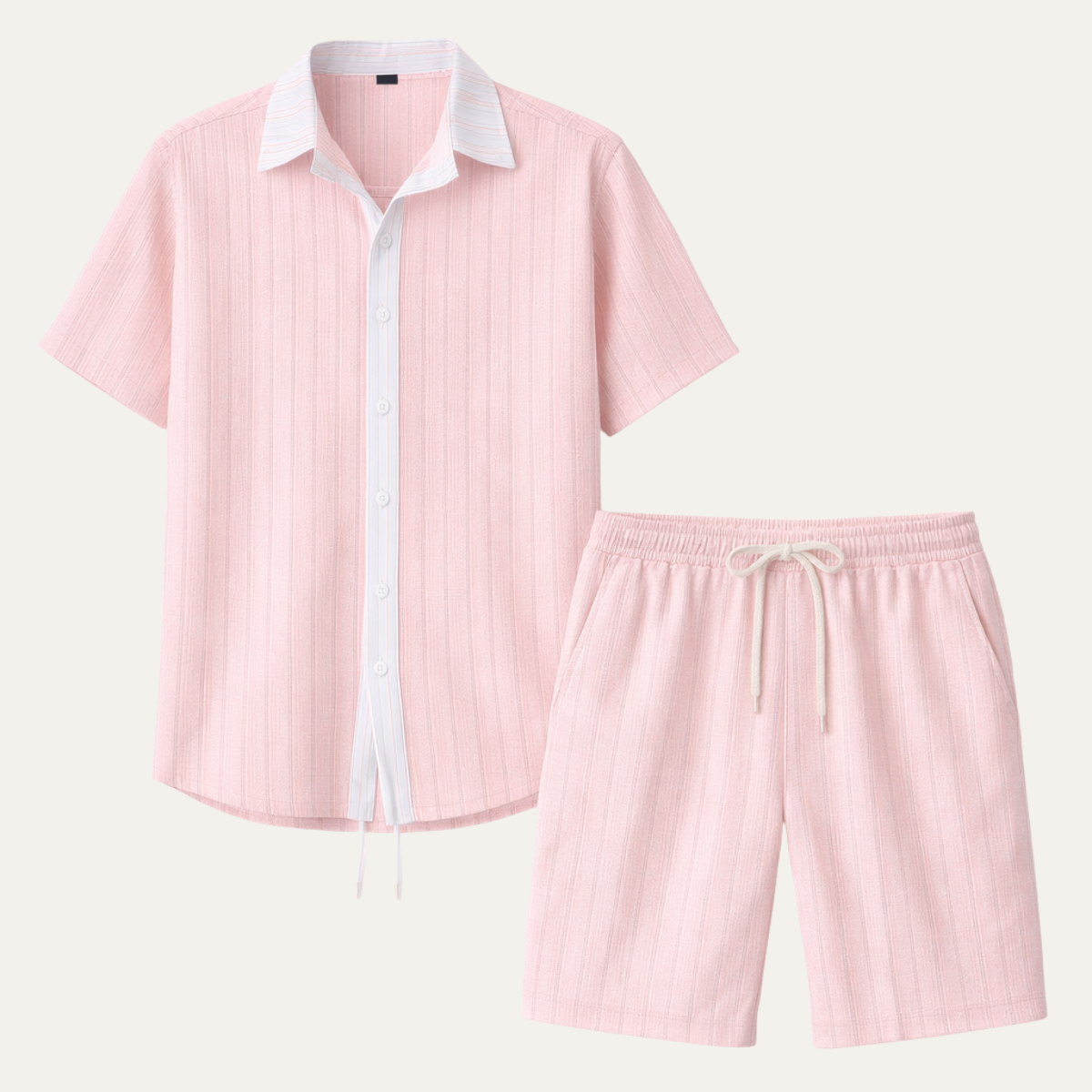 Faveron – Short-Sleeve Shirt and Shorts Set