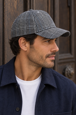 Men’s Heritage Check Baseball Cap with Curved Brim