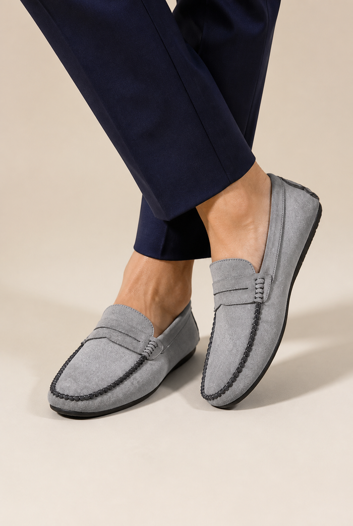 Men's Driving Loafers with Moccasin Stitching