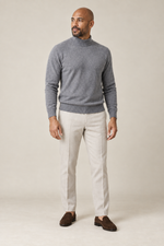 Men’s 100% Cashmere Turtleneck Jumper