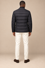 Men’s Padded Blazer Jacket with Notched Lapels
