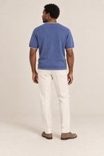 Men’s 100% Pure Wool Short-Sleeve Crew-Neck Jumper