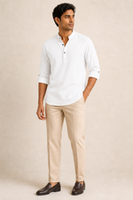 Men's Long Sleeve Henley Shirt