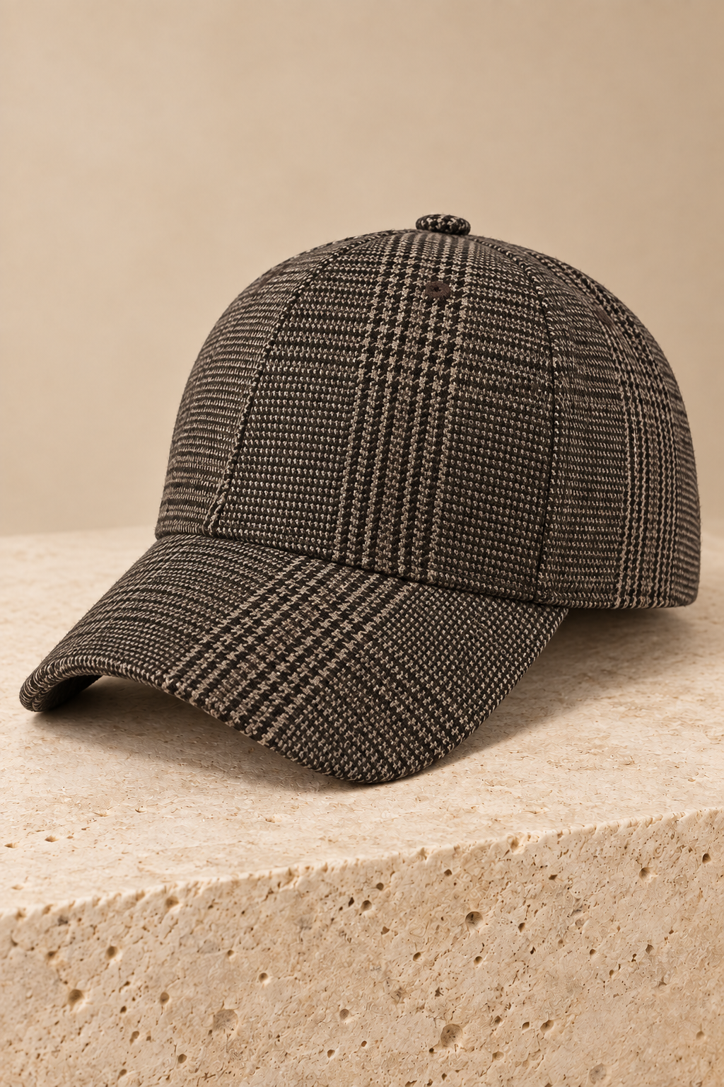 Men’s Heritage Check Baseball Cap with Curved Brim