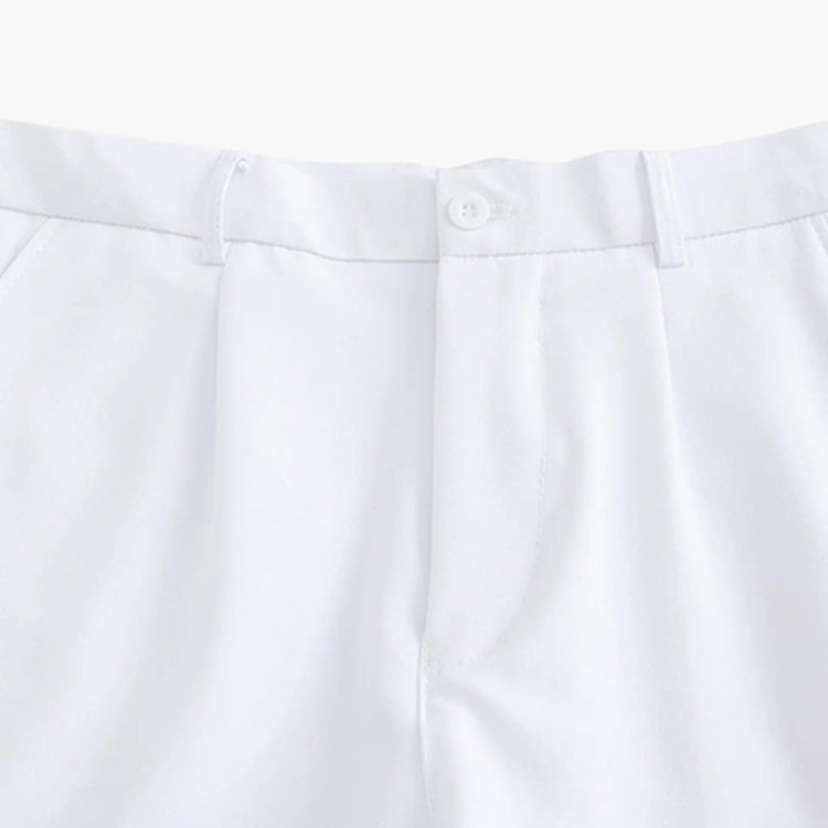 Men's Tailored Pleated Trousers with Belt Loops