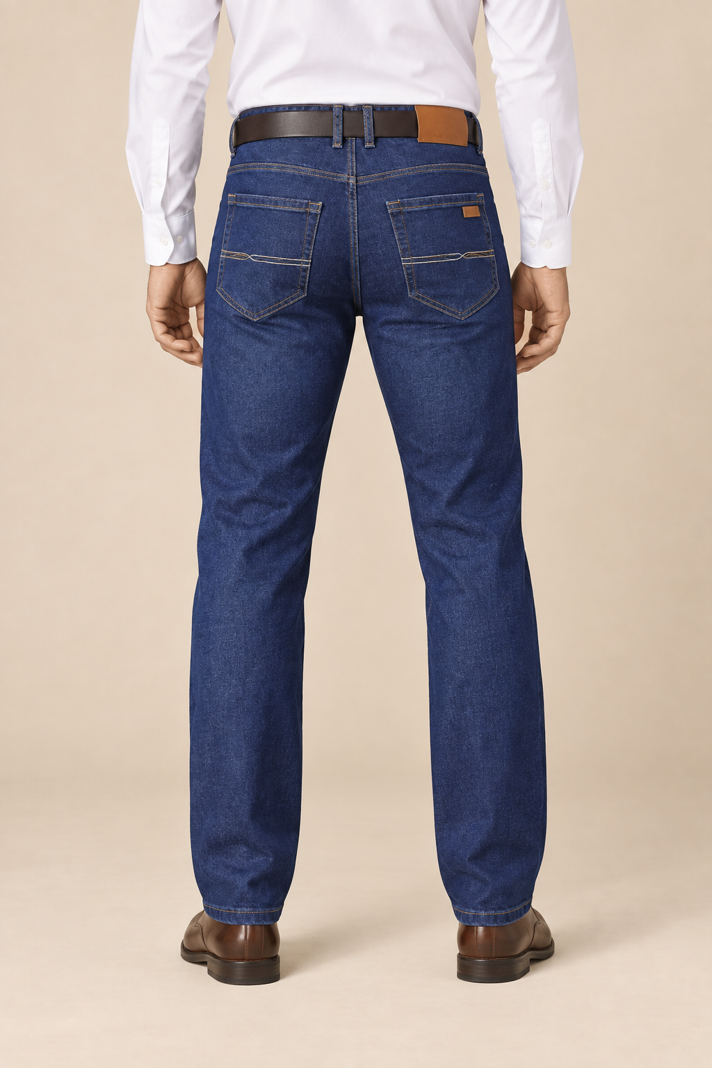 Men’s Mid-Rise Straight-Leg Jeans