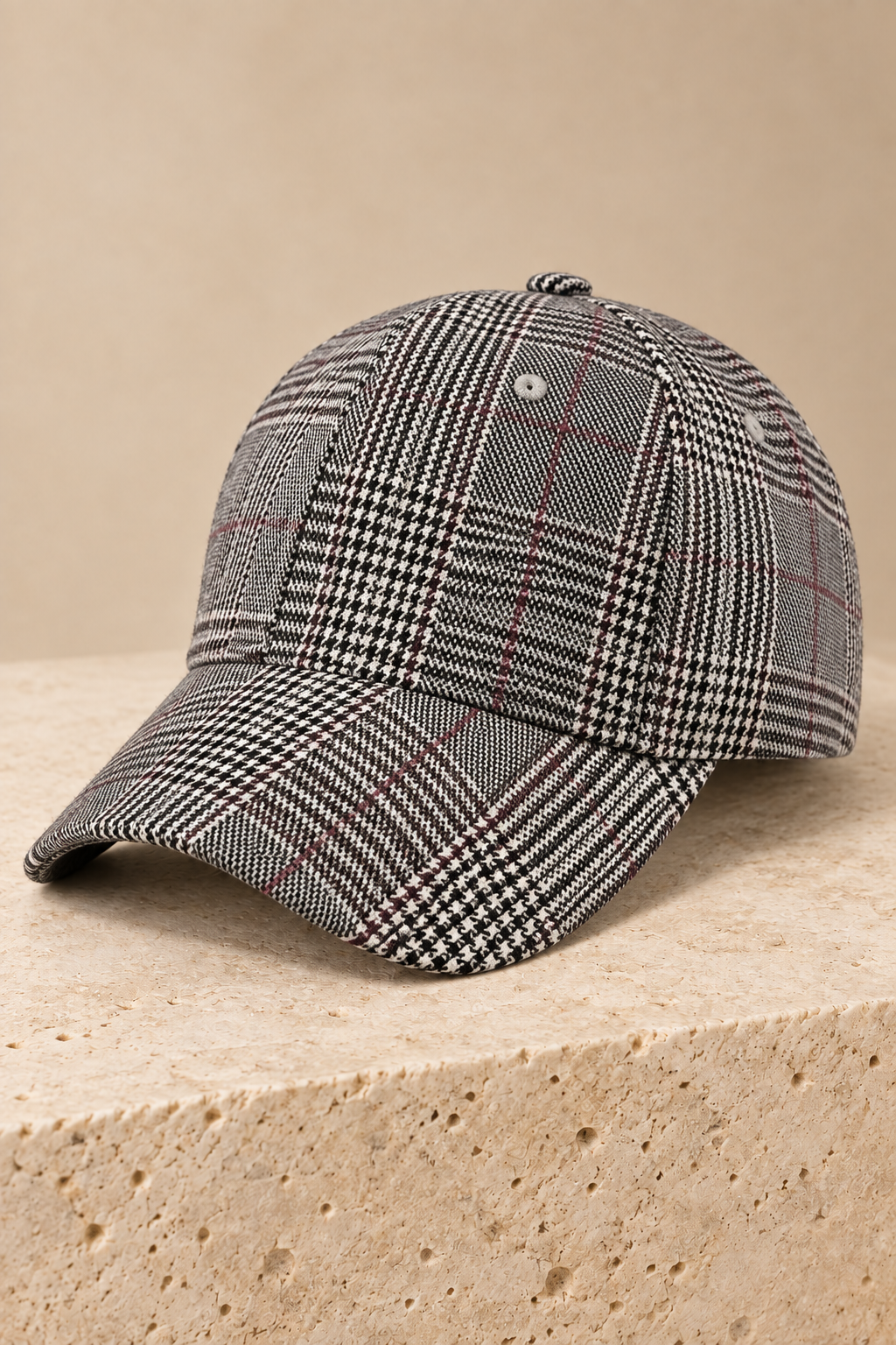 Men’s Heritage Check Baseball Cap with Curved Brim