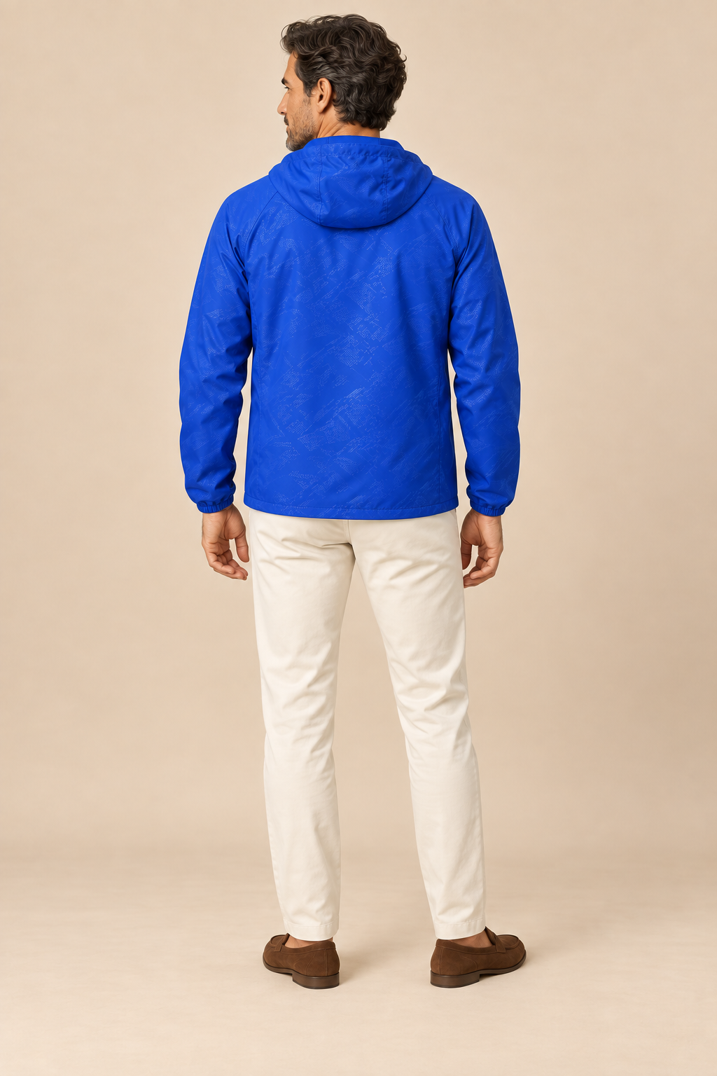 Men’s Hooded Zip-Up Hiking Jacket
