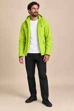 Men’s Hooded Softshell Jacket with Zip Pockets