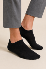 Men's Trainer Socks with Mesh Knit - 6 Pairs