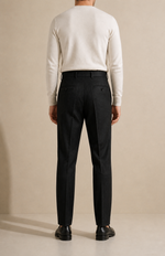 Men's Pleated Trousers with Side Adjusters