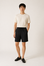 Men's Drawstring Bermuda Shorts with Elasticated Waist