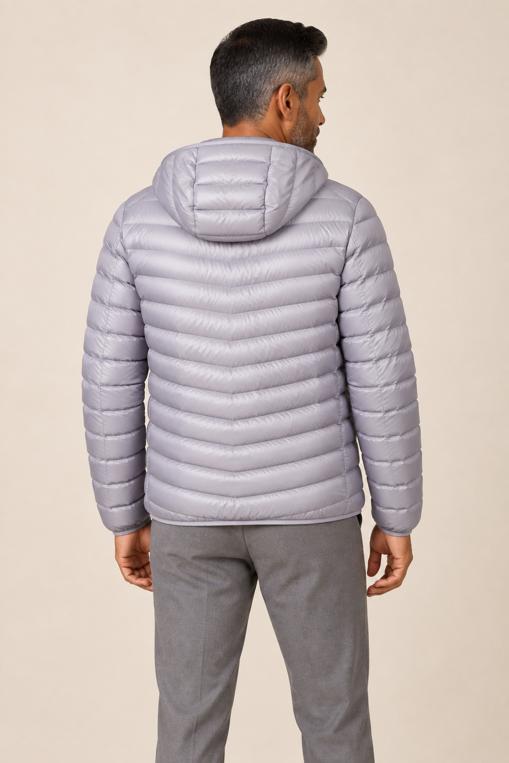 Men’s Lightweight Hooded Down Puffer Jacket