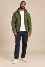 Men’s Hooded Softshell Jacket with Zip Pockets