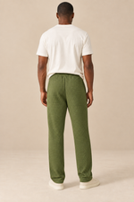 Men’s Waffle-Knit Wide-Leg Trousers with Drawstring Waist