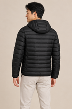 Men’s Lightweight Hooded Down Puffer Jacket