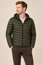 Men’s Lightweight Hooded Down Puffer Jacket