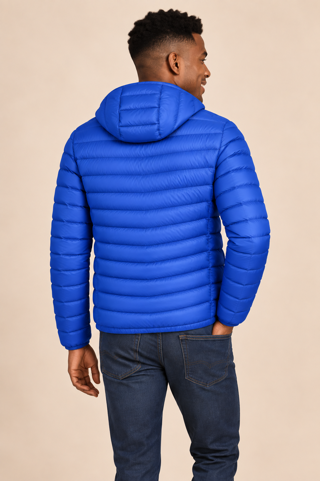 Men’s Lightweight Hooded Down Puffer Jacket