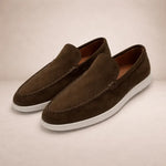 Men's Slip On Loafers with Contrast Sole